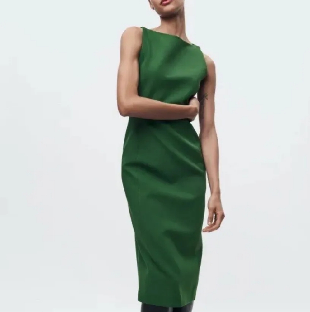Green Midi dress